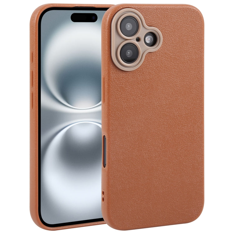 Pour iPhone Étui de téléphone en similicuir uni avec coque arrière, Series 1