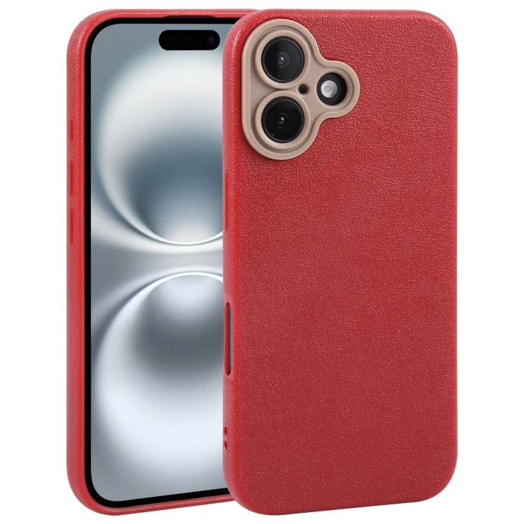 Pour iPhone Étui de téléphone en similicuir uni avec coque arrière, Series 1