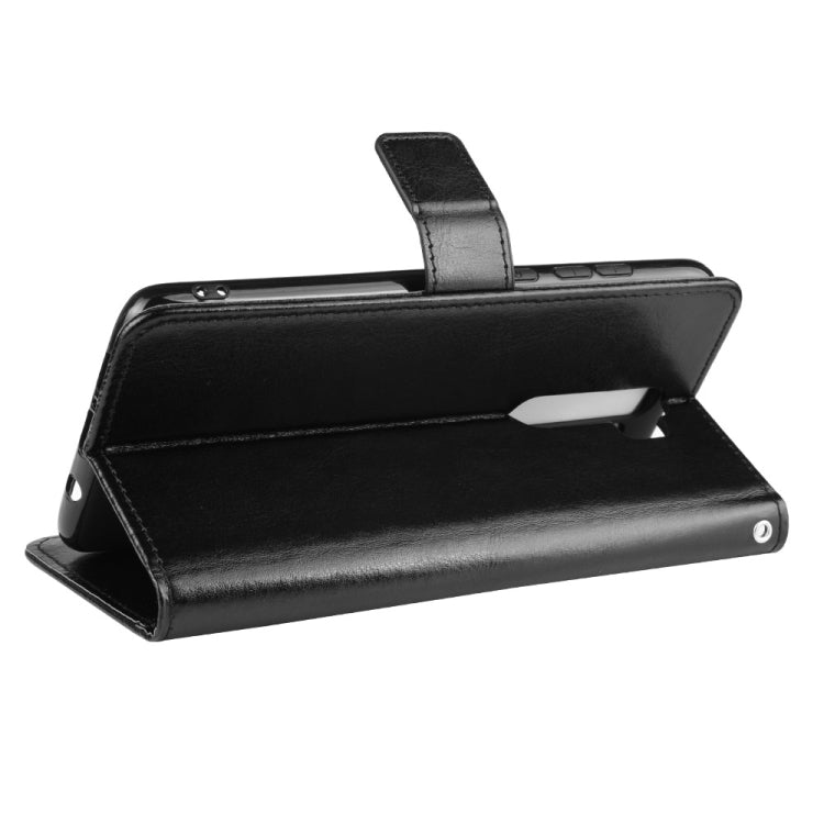 Étui à rabat horizontal en similicuir avec support et fentes pour cartes et cadre photo, pour Xiaomi Redmi Note 8 Pro