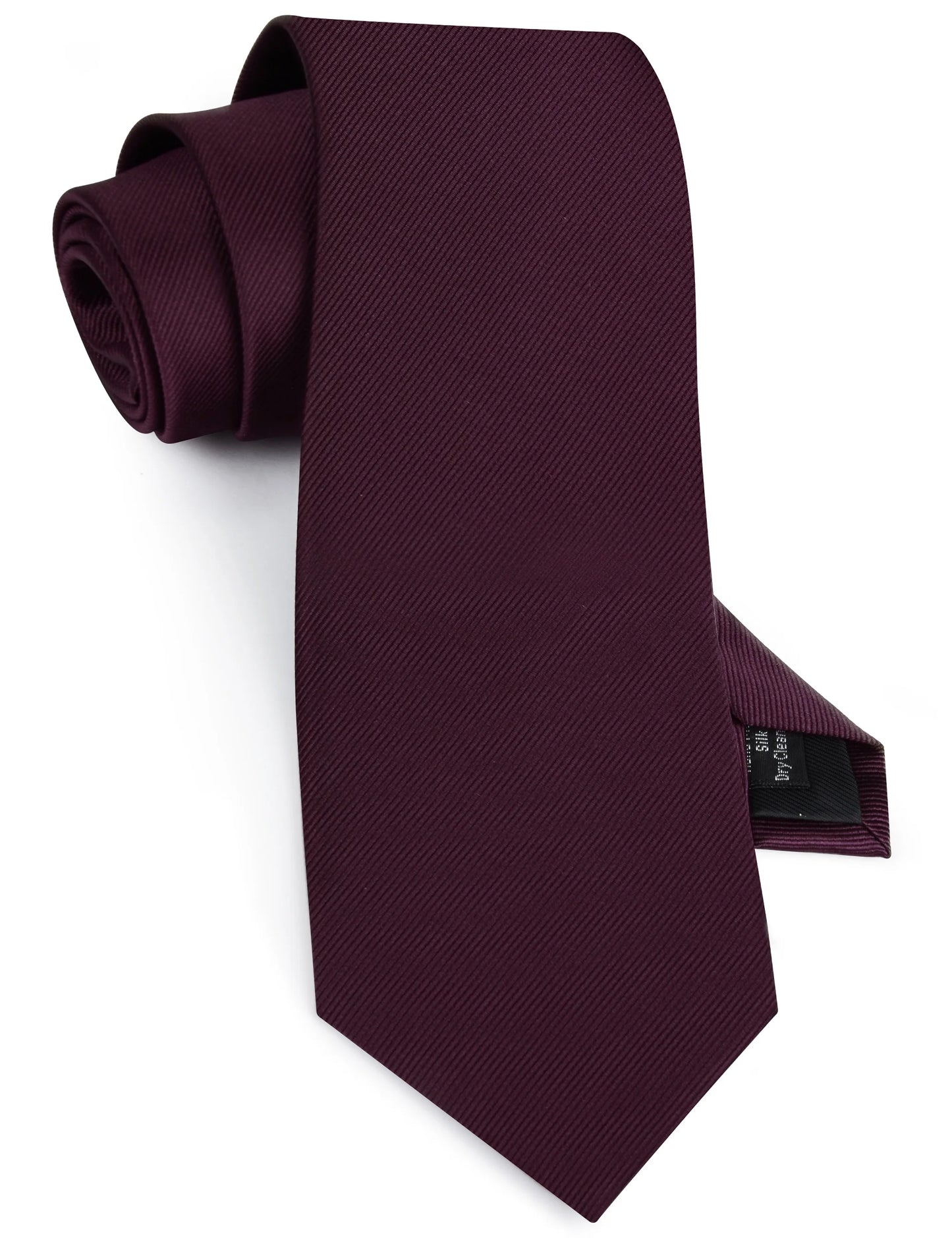 Cravate Élégante pour Homme en Soie Jacquard (8 cm) – Modèle Uni Classique pour Mariage, Business et Cérémonie