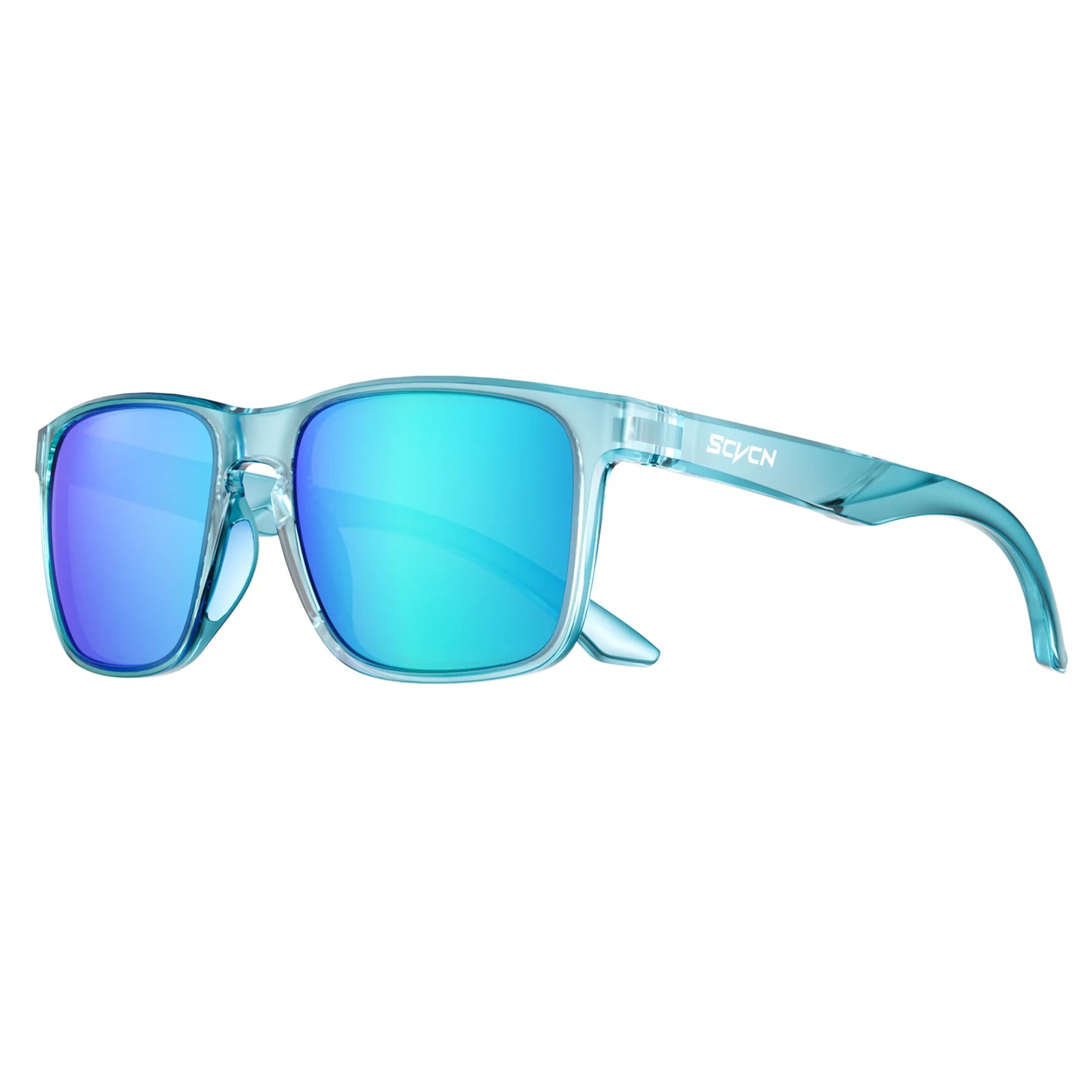 Lunettes de Soleil Polarisées pour Homme – Protection UV400 & Anti-Éblouissement – Style Rectangulaire Sport Chic pour Conduite et Sport