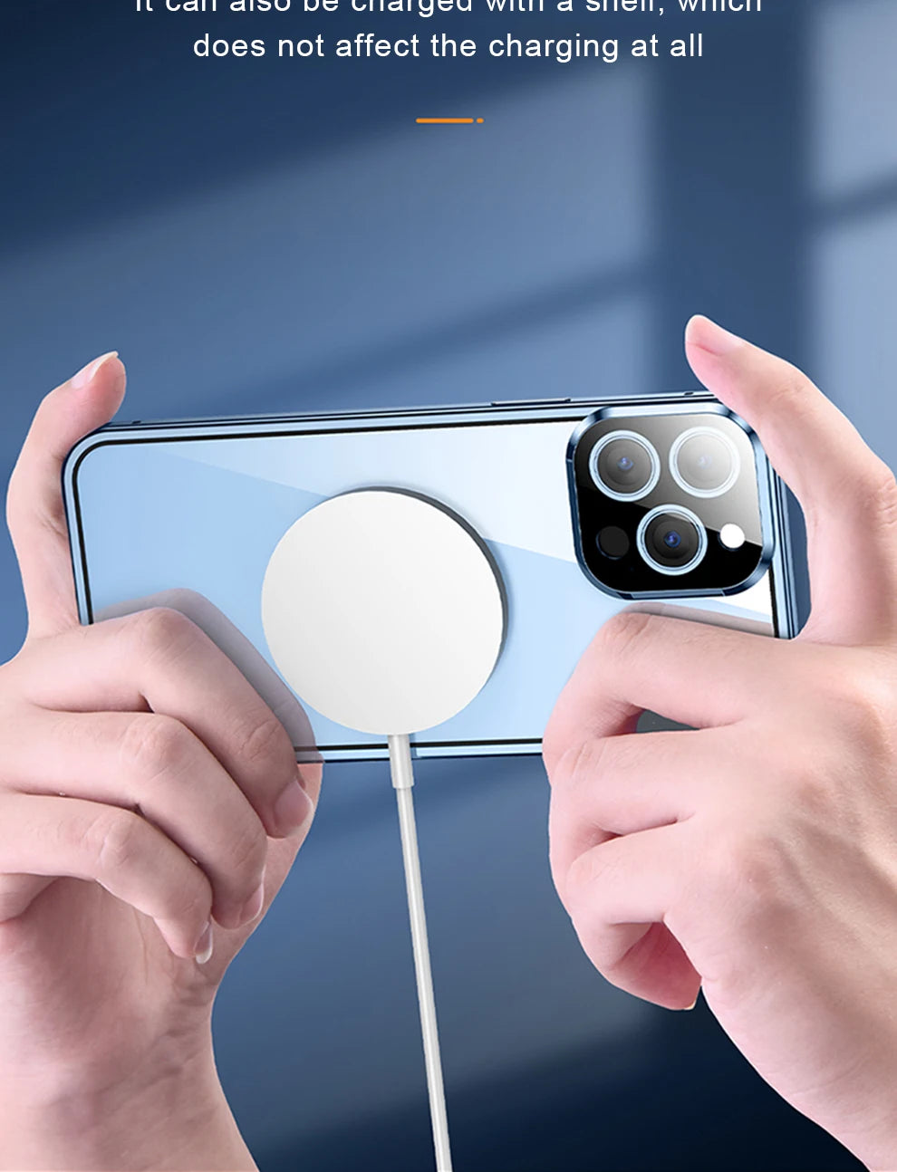 Étui à pression en métal à Adsorption magnétique complète 360°, pour series iPhone 17 16 15 14 13 12 11 , verre Double-face avec couvercle d'objectif d'appareil photo