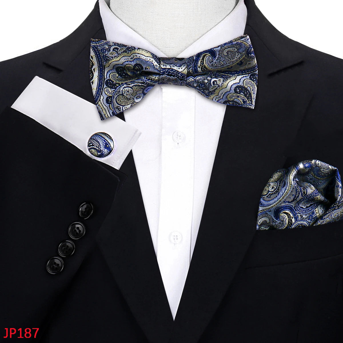 Coffret Nœud Papillon Homme & Accessoires Jacquard | Mariage & Soirée