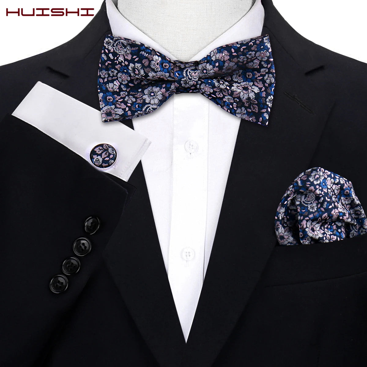 Coffret Nœud Papillon Homme & Accessoires Jacquard | Mariage & Soirée