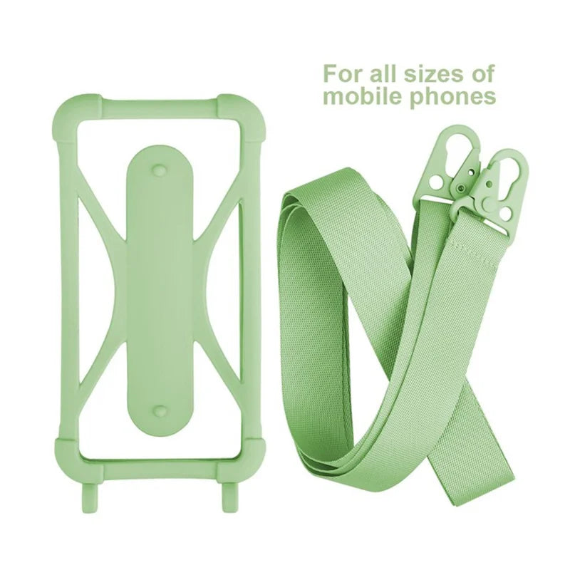 Coque bumper antichoc universelle en silicone avec tour de cou, sangle ou cordon