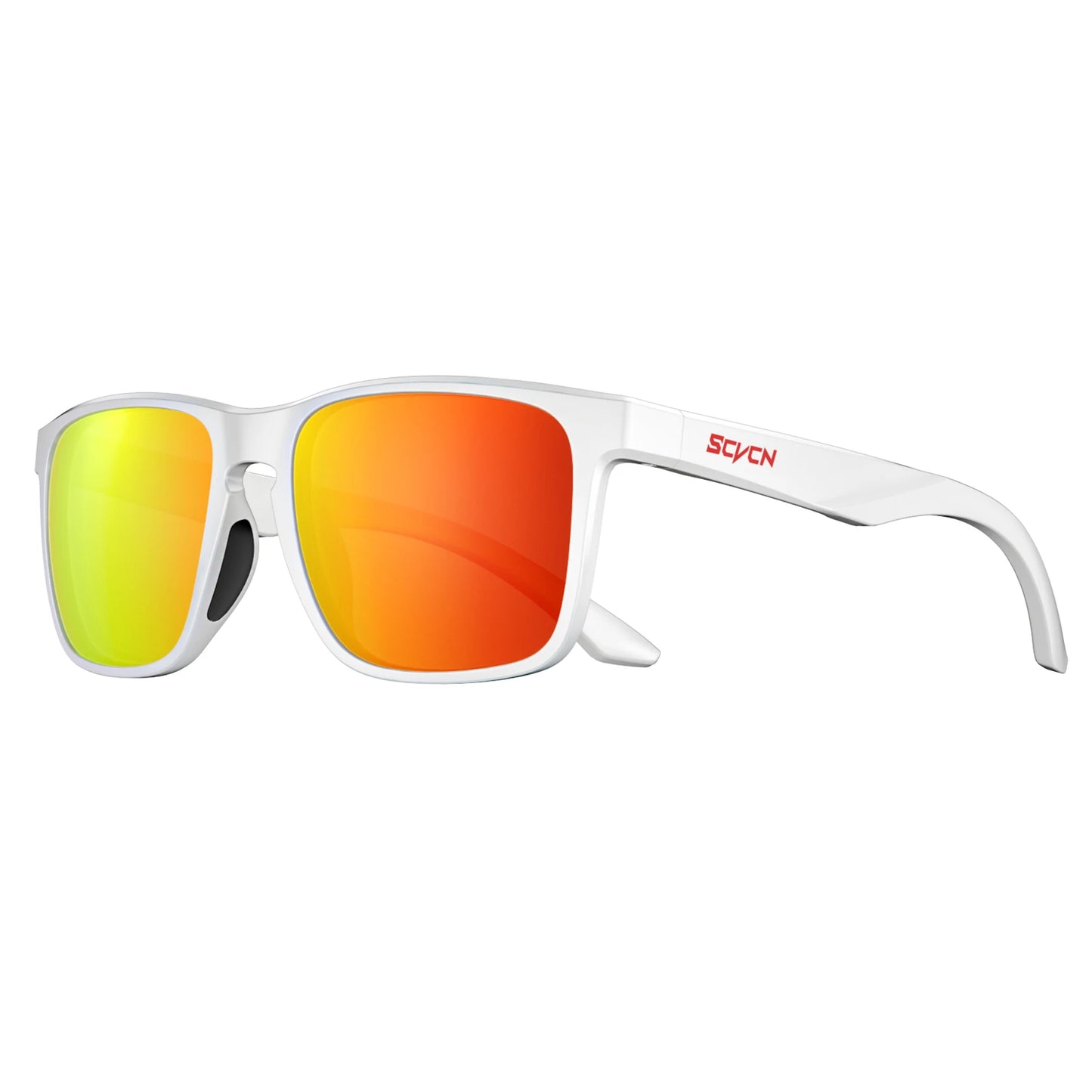 Lunettes de Soleil Polarisées pour Homme – Protection UV400 & Anti-Éblouissement – Style Rectangulaire Sport Chic pour Conduite et Sport