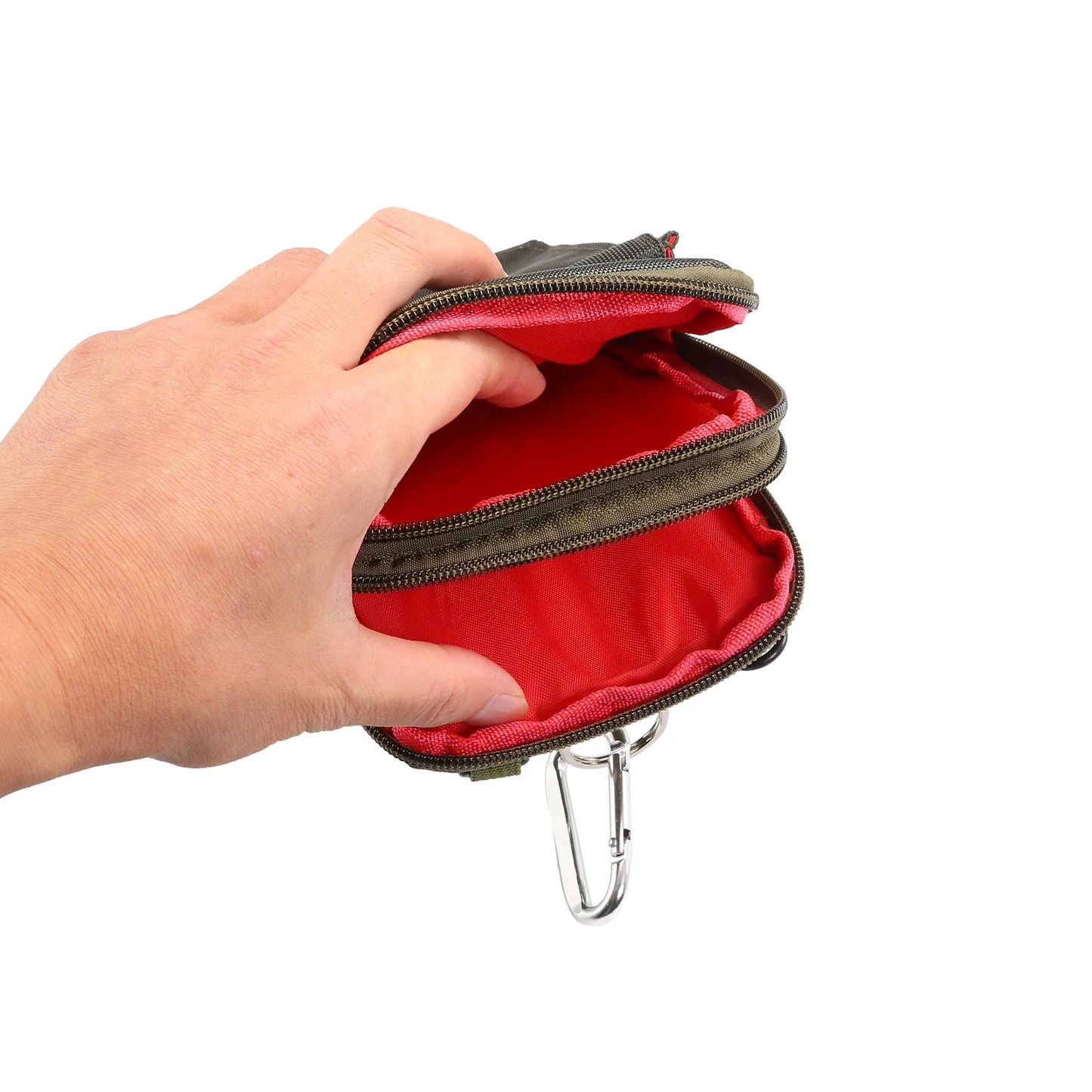 Sac à bandoulière décontracté avec clip et boucle pour ceinture