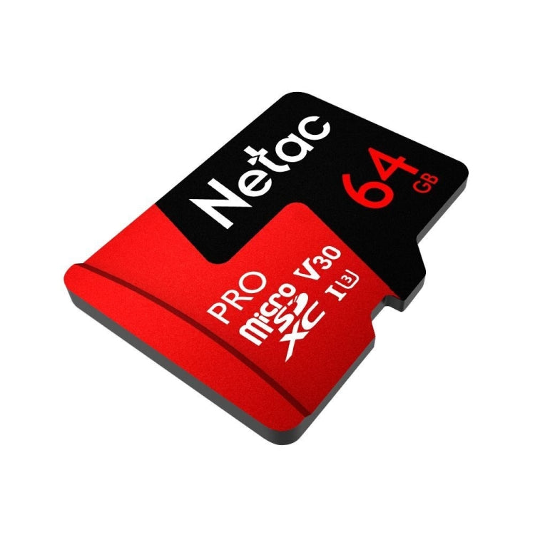 Netac P500 PRO 64GB U3 carte mémoire micro SDXC, haute vitesse de transfert