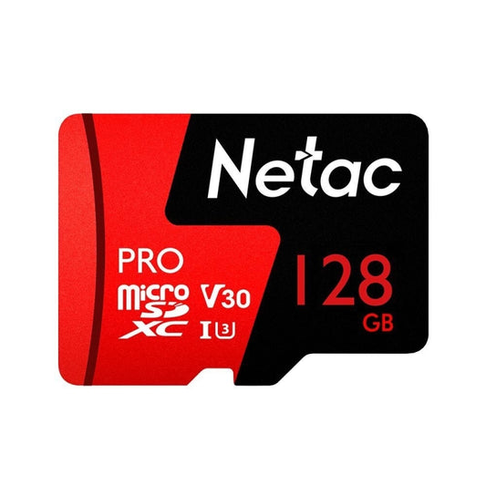 Netac P500 PRO 128 Go U3 carte mémoire micro SDXC, haute vitesse de transfert