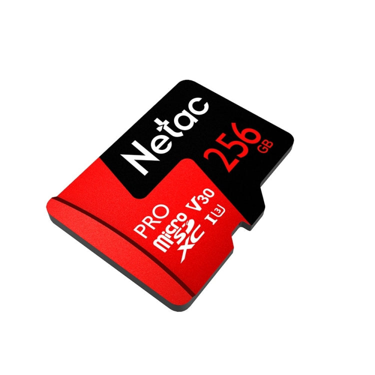 Netac P500 PRO 256GB U3 carte mémoire micro SDXC, haute vitesse de transfert