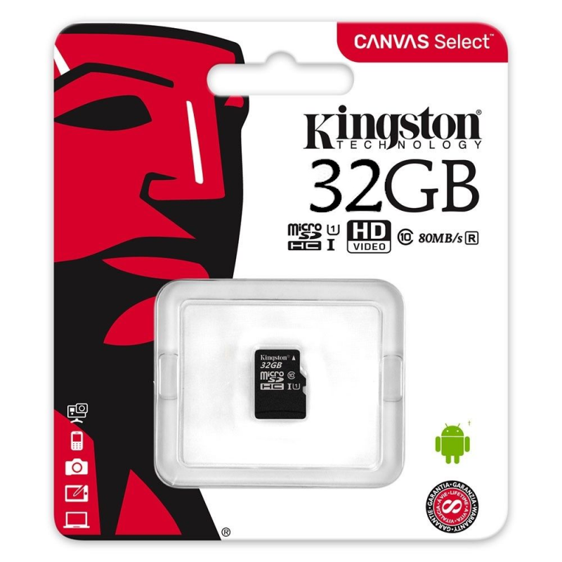 Carte microSDHC / microSDXC Kingston Canvas Select™