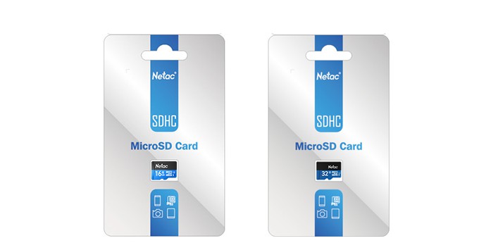 Carte mémoire microSDHC  Netac P500 16Go / 32Go