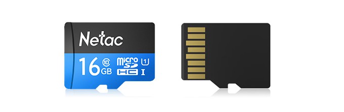 Carte mémoire microSDHC  Netac P500 16Go / 32Go