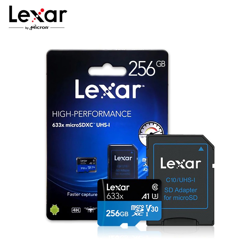 Carte Lexar High-Performance 633x microSDHC / microSDXC UHS-I