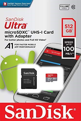 Carte microSDHC / microSDXC SanDisk Ultra Classe 10 UHS-I homologué A1