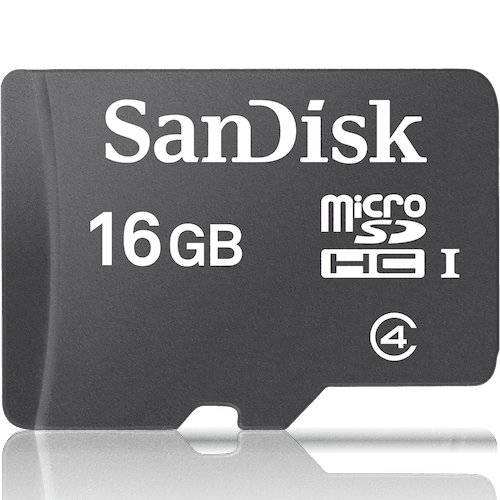 Sandisk carte mémoire microSDHC 16Go classe 4 - SDSDQM-016G-B35