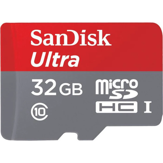 Sandisk Ultra Android carte mémoire microSDHC UHS-I 32Go classe 10 avec adaptateur - SDSDQUA-032G-U46A